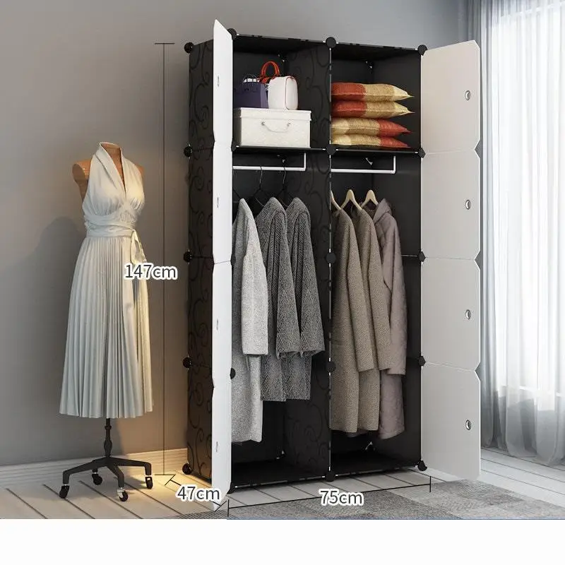 Version AD Мобильный дальномер Chambre Kleiderschrank Armario Tela Meble комод мебель для спальни Guarda Roupa Mueble шкаф - Цвет: Version AD