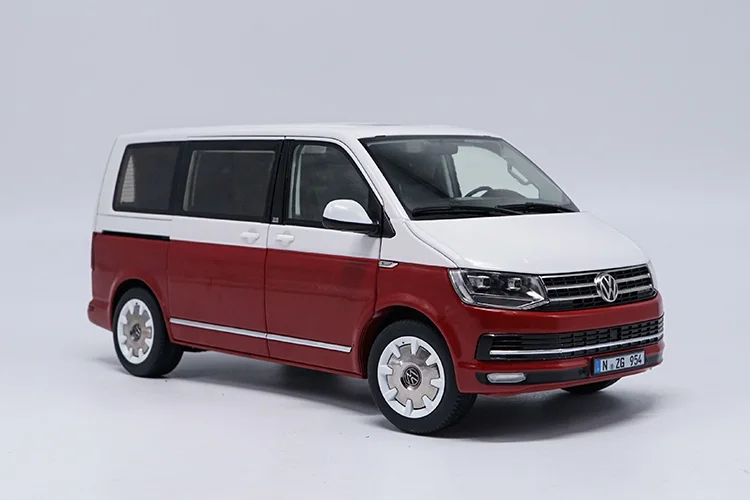 Классическая Подлинная модель автомобиля 1:18 NZG VW T6 Multivan литая металлическая MPV с
