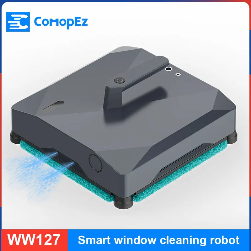 

3500PA Water Spray Glass Cleaning Robot, Safety Edge Detection Sensor, Intelligent Planning, Anti-drop Window Cleaning Machine