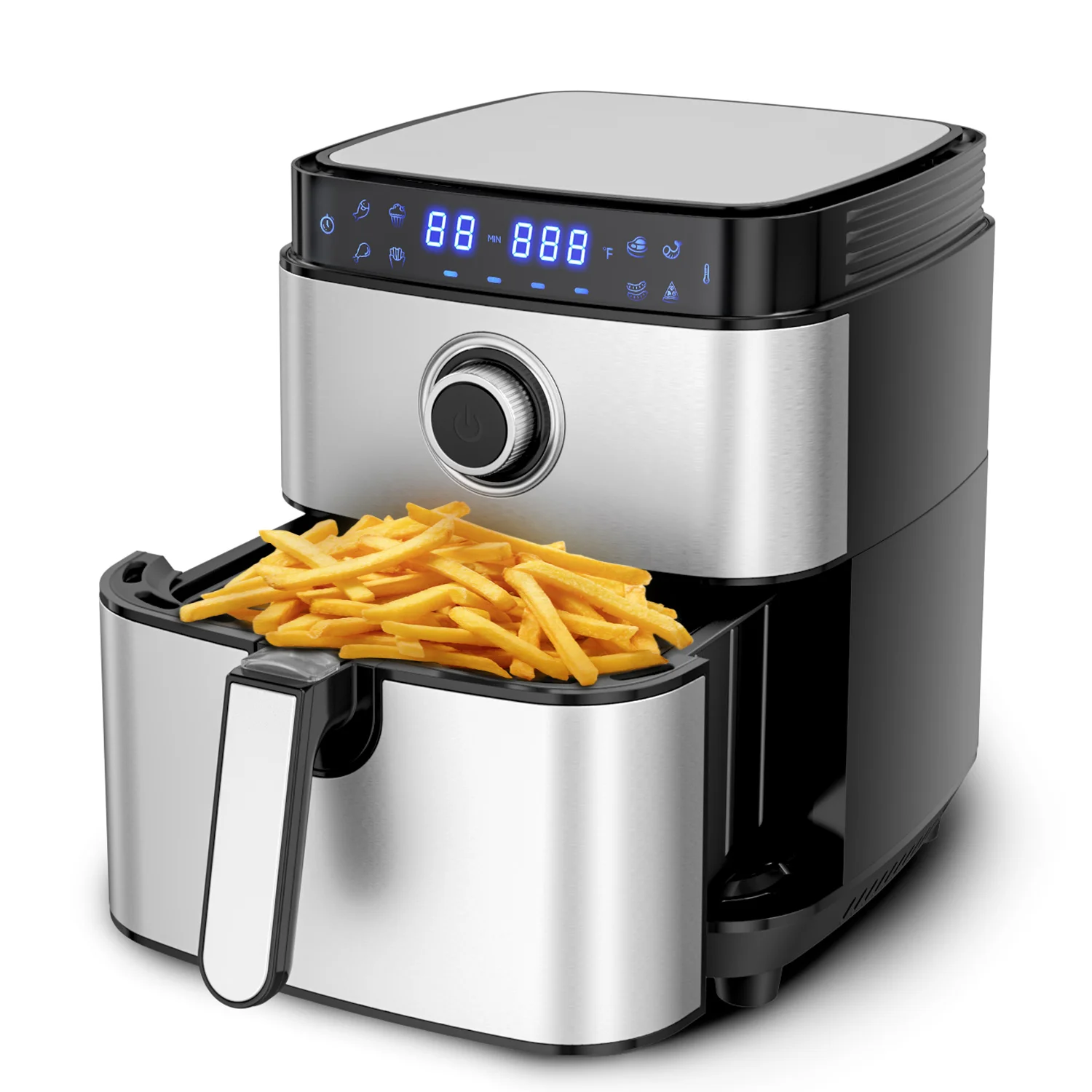 

4.5L 8-In-1 Multifuntional Stainless Steel Master Cookware Digital Air Fryer Oven MA13
