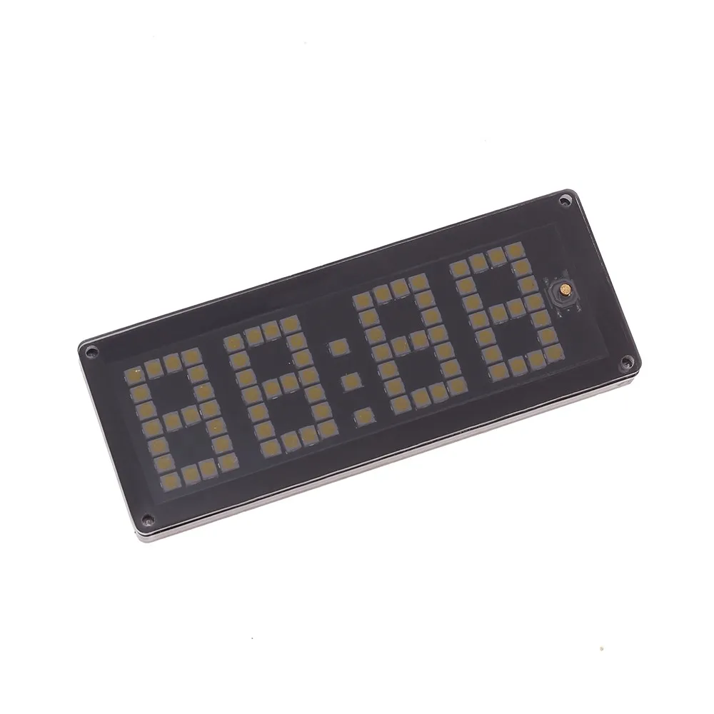 

Car LED Dot Matrix Clock Display RX8025T Real Time Clock Temperature Voltage Display 3 in1 Time Thermometer Voltmeter