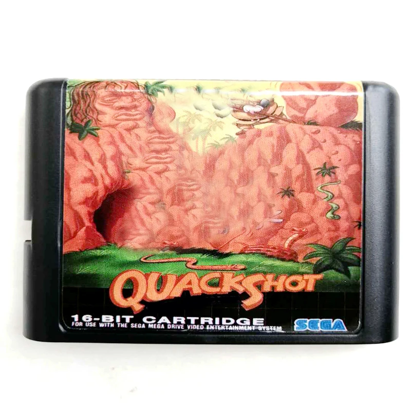 Карта памяти Quack Shot 16 bit MD для Sega Mega Drive 2 SEGA Genesis Megadrive | Электроника
