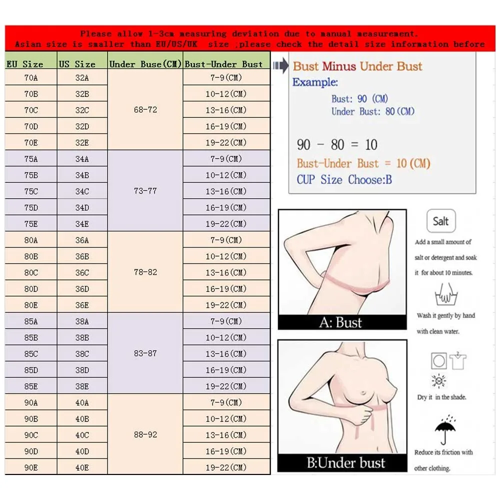 

Women Sexy Lace Trim Seamless Spaghetti Strap Bra Wire Free Push Up Bralette