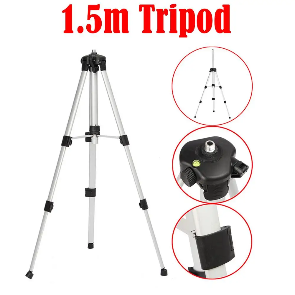 1.5m Tripod For Laser Level Automatic Self 360 Degree Leveling Measure Building Construction Marker Tools | Инструменты