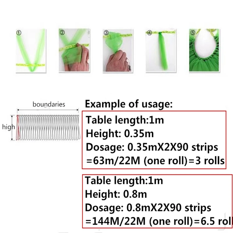 

22m long fluffy tutu gauze table skirt mesh gauze birthday party dessert table wedding sign-in table surrounding tablecloth deco