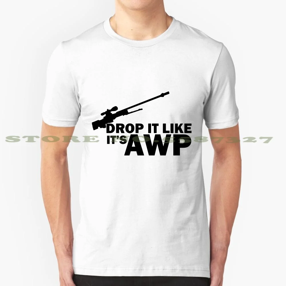 Прямая поставка как будто это Awp модная Винтажная футболка футболки Cs Go Counter Strike