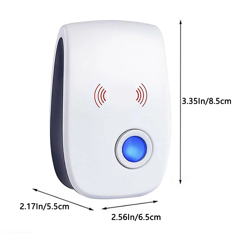 

Enhanced Version Electronic Mosquito Repellent Ultrasonic Rechargeable Repeller Rat Mouse Cockroach Pest Reject Repellent