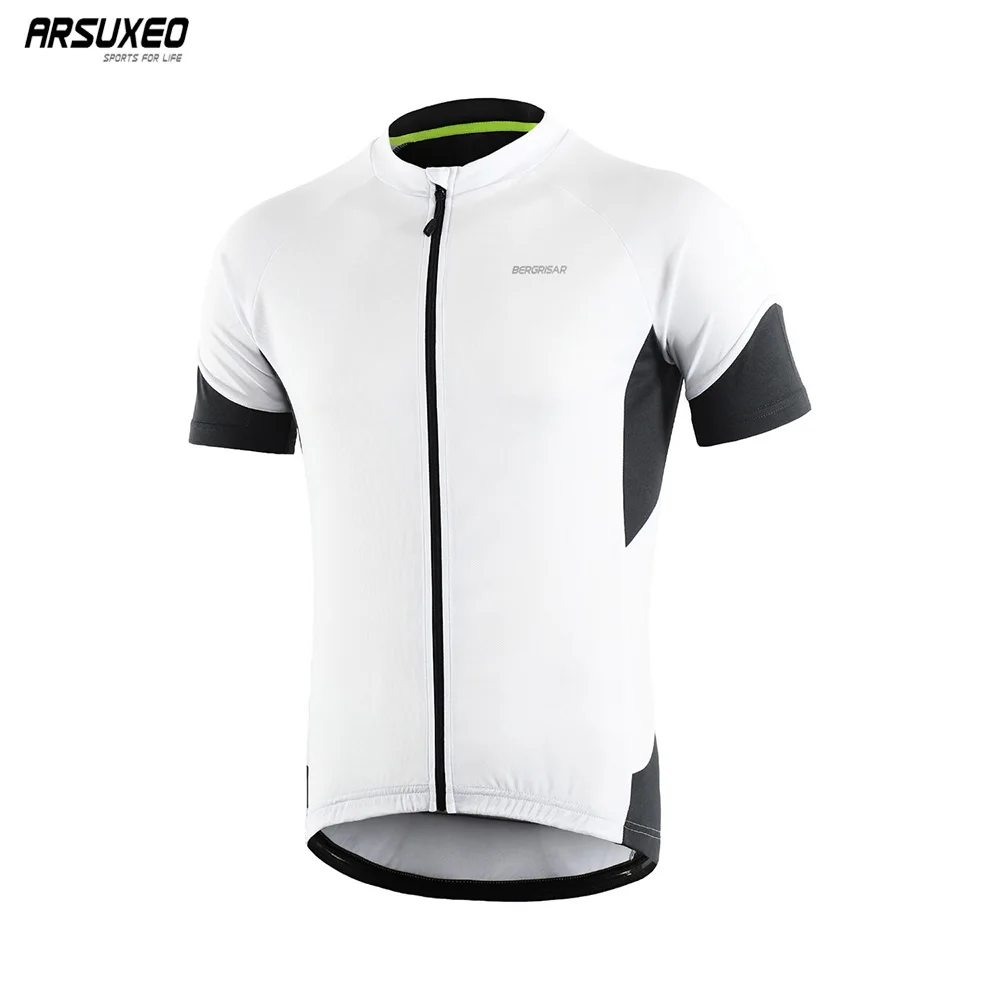 ARSUXEO Мужская велосипедная рубашка с коротким рукавом для езды на велосипеде MTB