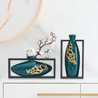 european style ceramic flower vase for interior hydroponic plant holder modern home living room decoration table art crafts