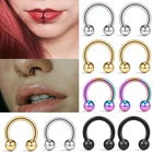 2 шт., женские и мужские серьги для пирсинга носа