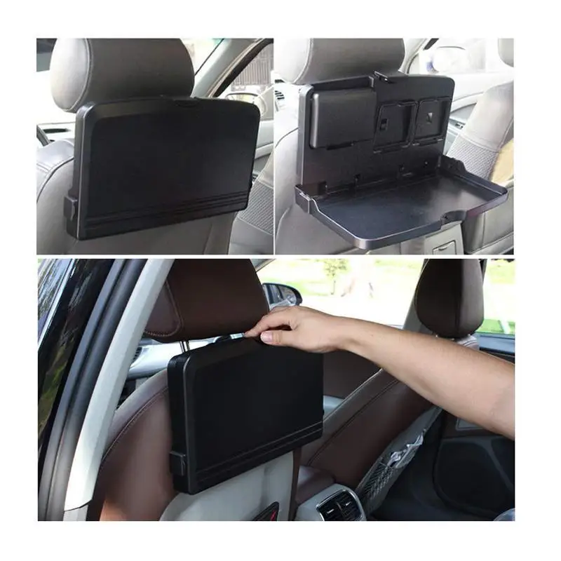 

Car Drink Holder Folding Car Cup Holder Bracket for Food Auto Back Rear Seat Table Cup Phone Holder Car Storage Box Universal