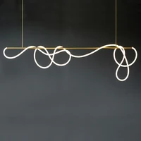 art deco led postmodern gold white lucky belt designer pendant lights pendant light suspension luminaire lampen for dinning room