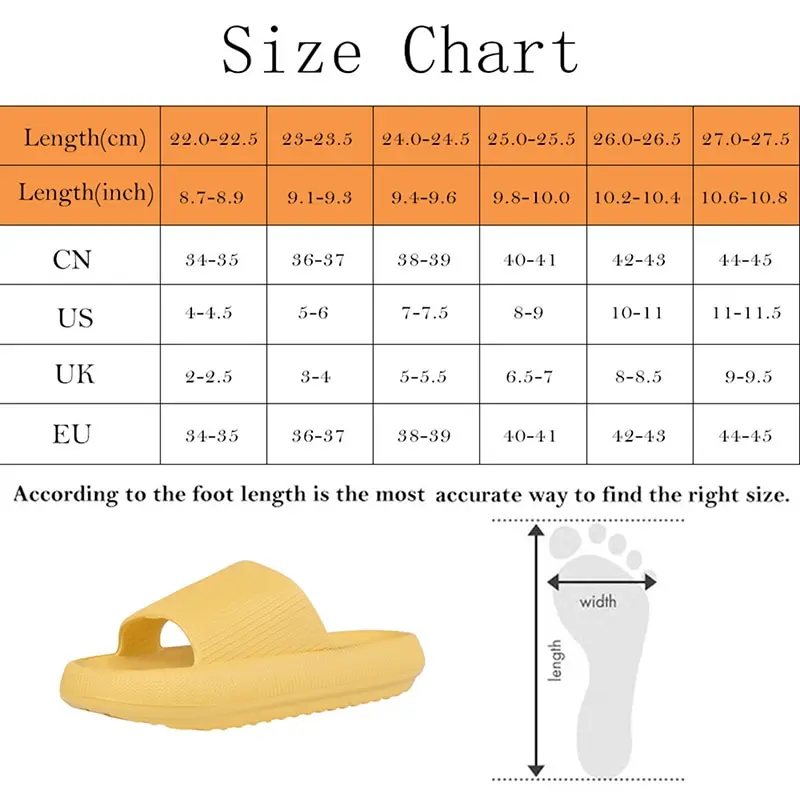 

Dropshipping Summer Slippers Slide Sandals Beach Slides High Heels Shower Slippers Soft Sole Women Men Ladies Bathroom Shoes
