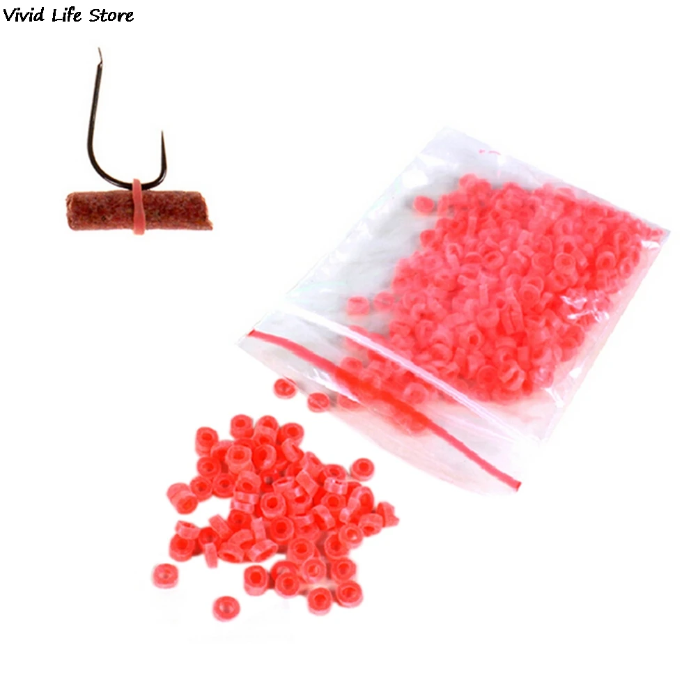 New 2500PCS=10bags Red/Yellow Fishing Accessories Fish Tackle Rubber Bands For Bloodworm Bait Granulator | Спорт и развлечения