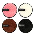 Полотенце для удаления макияжа из микрофибры, плюшевый спонж, многоразовая Очищающая салфетка, основа, губка для мытья лица