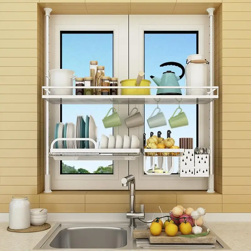 И холодильник для сушки посуды Cosinha Keuken из нержавеющей стали Cocina Organizador кухонная