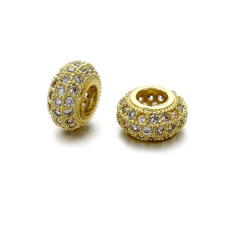 5 шт./лот Оптовая Продажа Красный Кристалл CZ Корона Бусины для изготовления