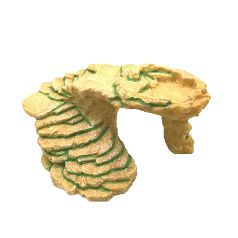 1 шт. черепаха укрытие декоративные смолы скрытие пещера для аквариума