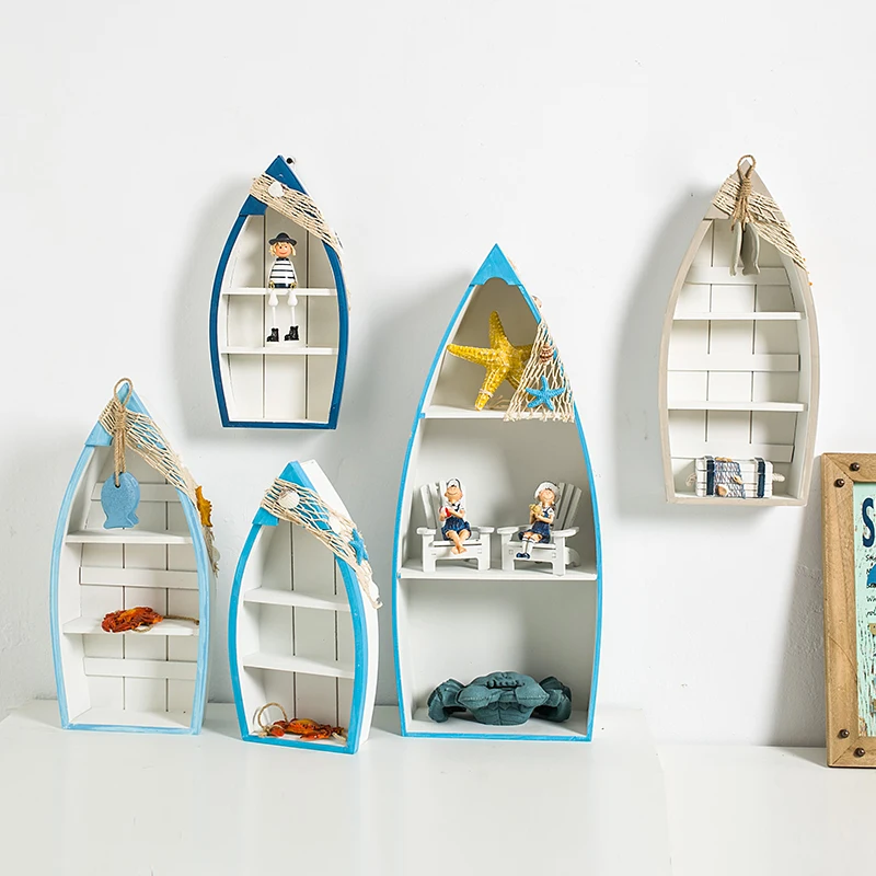 Средиземноморские шкафы украшения для гостиной морские ветрозащитные лодки