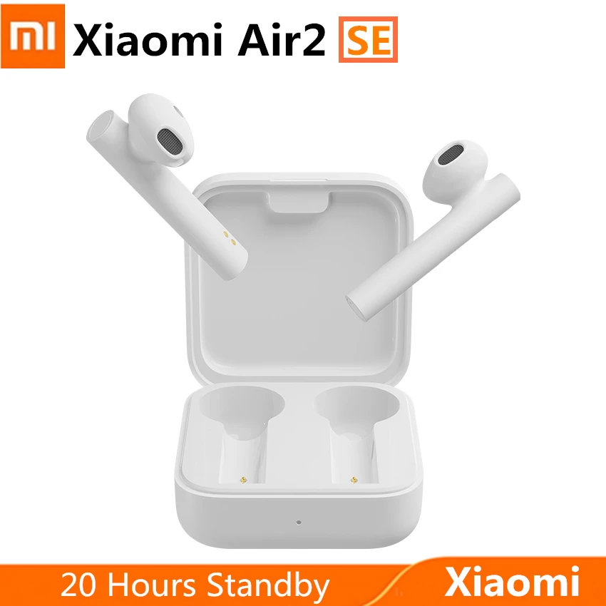 Беспроводные наушники Xiaomi Air2 SE Bluetooth гарнитура TWS AirDots Pro MI Air 2 20 часов работы в