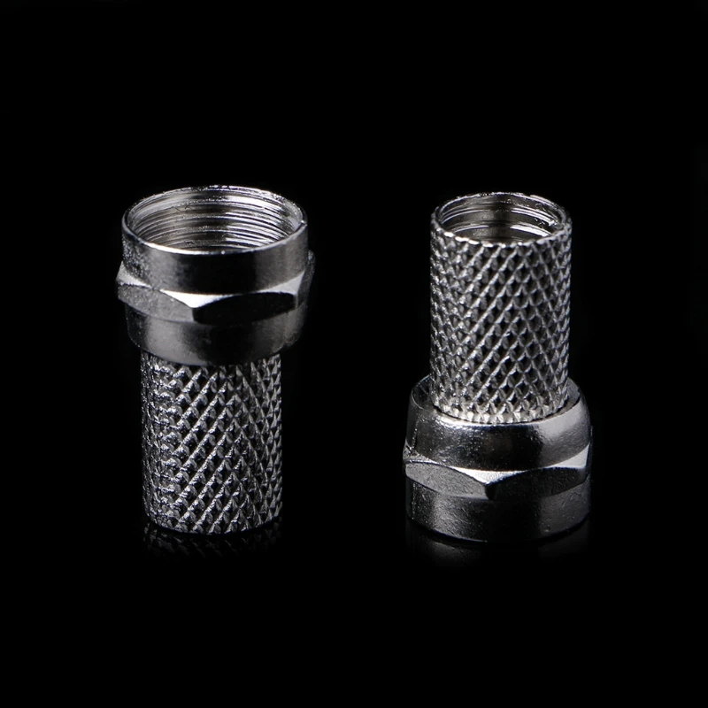 10 шт. 75-5 F разъем винтового типа для RG6 спутниковой ТВ антенны коаксиальный кабель