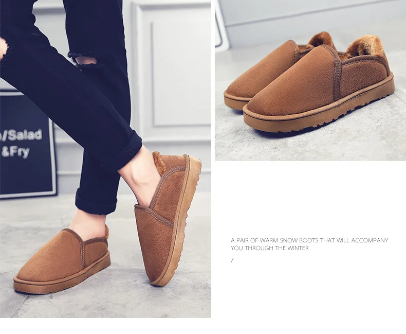 Зимняя обувь для мужчин; Мужская обувь; chaussure homme Hiver Chaussures Scarpe Uomo Invernali Winterschuhe Herren; мех