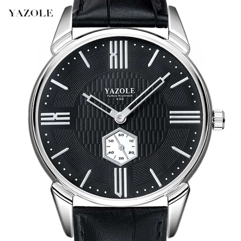 2020 мужские часы Топ бренд класса люкс Yazole Независимый маленький секундный дизайн