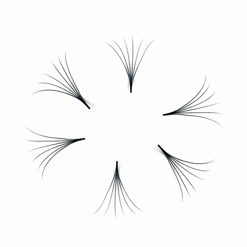 5 лотков 240 вентиляторов/лоток для ресниц с острым основанием 6D 7D 8D ресницы