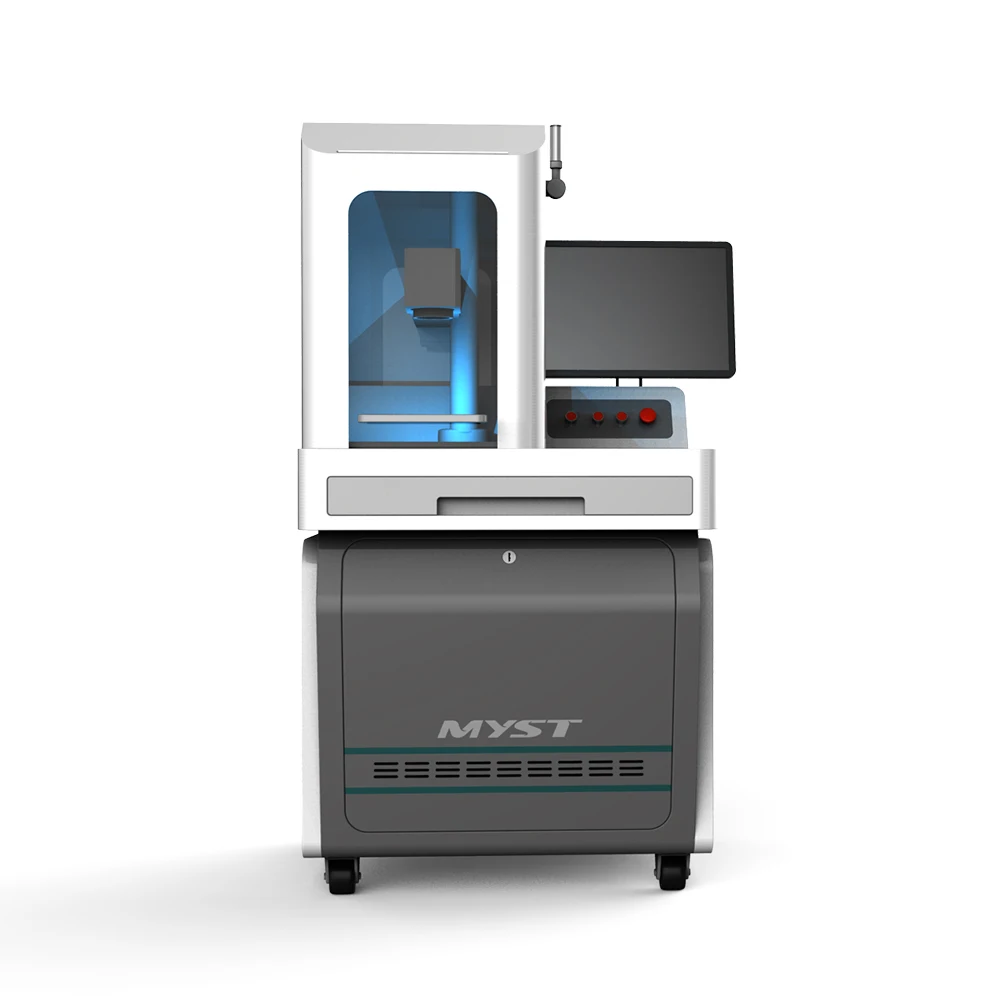 MYST закрытая динамическая крупноформатная лазерная маркировочная машина Synrad Co2