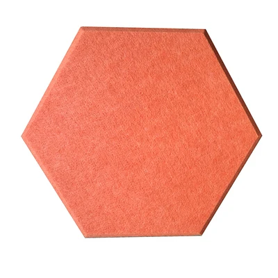 Orange red Круглый акустические панели 10 шт./упак. акустические панели для обработки экологически чистый полиэстер Материал акустические стеновые панели - Цвет: Orange red
