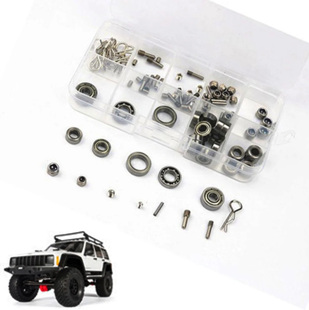 Набор металлических винтов для радиоуправляемого автомобиля 1/10 с 89 шт. AXIAL SCX10II Jeep