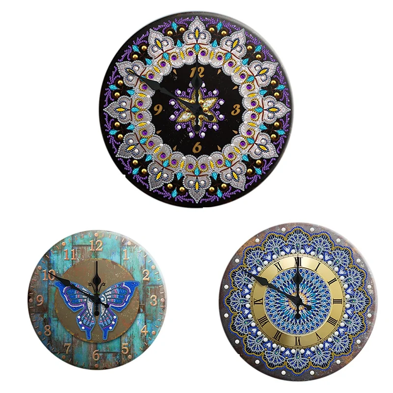 

Алмазная живопись мандала, часы, металлические жестяные знаки, Вывеска «сделай сам» для бара, паба