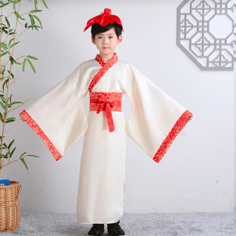 2020 New Children Traditional Chinese Dance Costume Kids Girls Long Sleeve Fan Hanfu Dress Child Clothing Ancient |