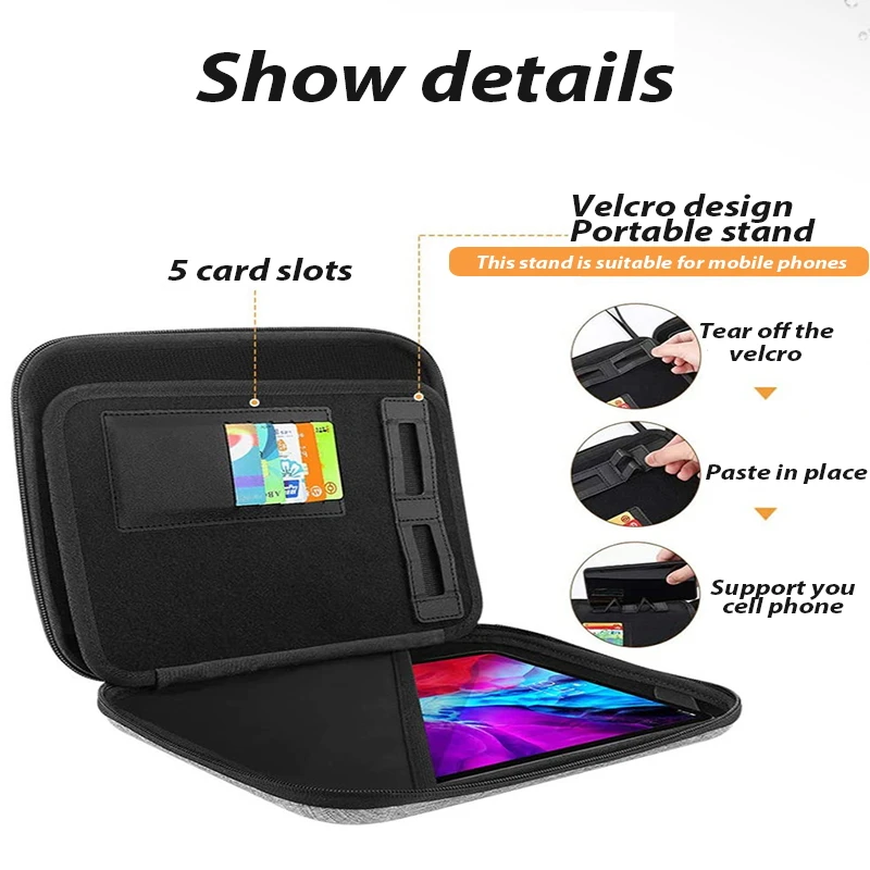 Защитный чехол 2021 водонепроницаемый для переноски ipad 1 3 4 Air Pro iPad 2 поверхность Huawei