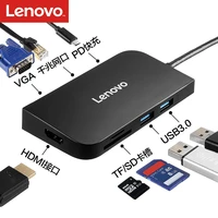 lenovo usb c hub to multi usb 3 0 hdmi card reader adapter dock for notebook pc laptop accessories usb c type c splitter 3 port
