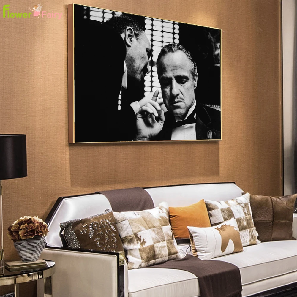 

Famous Movie Stars Wall Art Canvas Painting Quadro Smoking Man Nordic Poster Wall Pictures For Living Room Cuadros Unframed