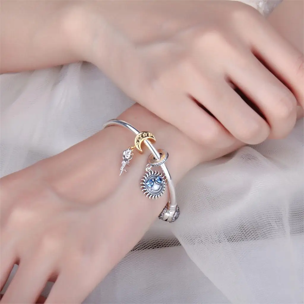 

JewelryPalace Angle Love God Charms Beads 925 Sterling Silver Charms Original for Bracelet Silver 925 Women Fashion Jewelry