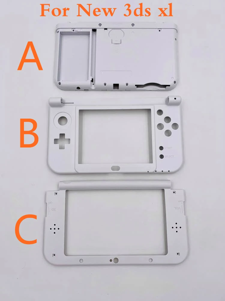 Рамка нижней пластины D 4 цветов для нового 3DS LL XL запасная часть Корпус держателя