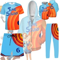 movie space jam jersey james shirt shorts 6 cosplay tune squad t shirt pants hoodie sweatshirt basketball sportswear suit