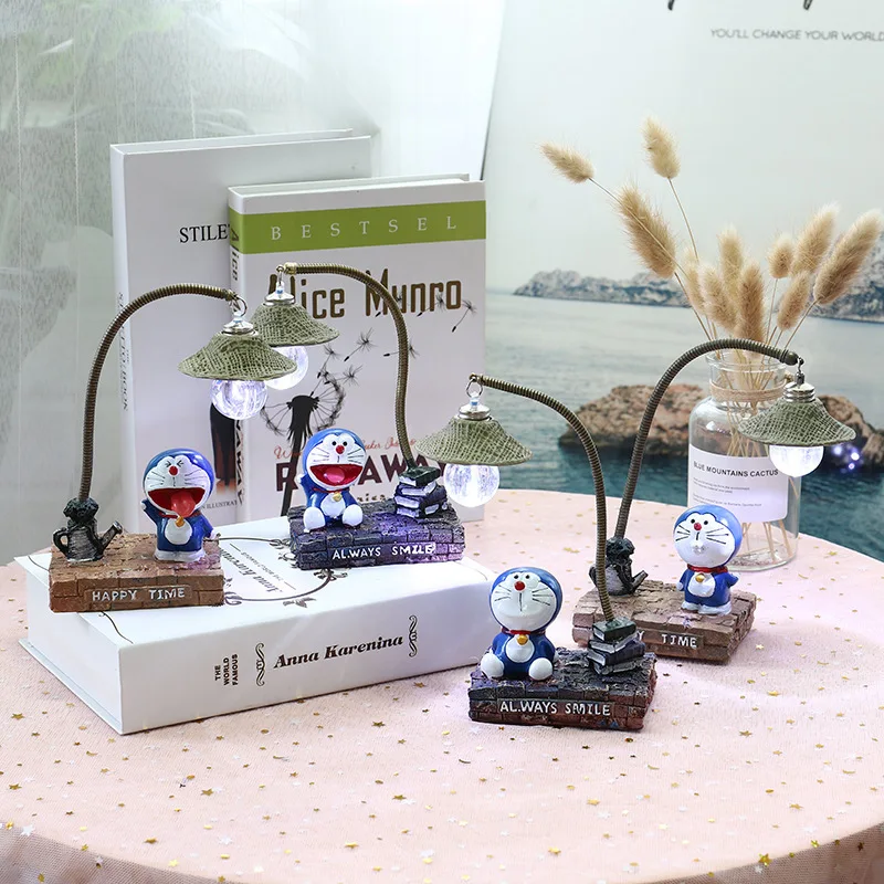 Фигурки куклы игрушки фигурка Doraemon Ночной светильник мини Светодиодная