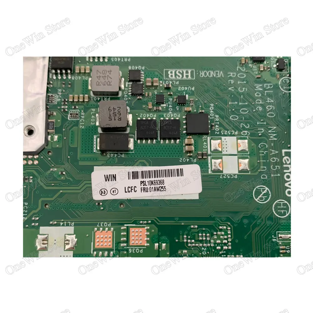 01AW255 для ThinkPad L460 20FV 20FU материнские платы Lenovo встроенные Материнские BL460 NM-A651 WIN i5 6300