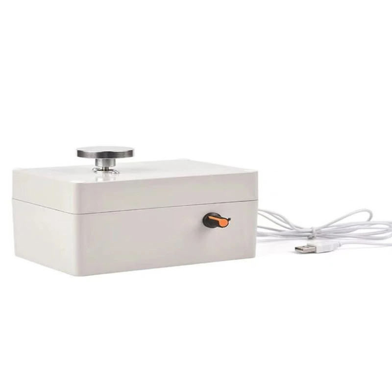

5V Usb Aluminum Alloy Fingertip Mini Pottery Wheel 4.5Cm Turntable Knob 203F