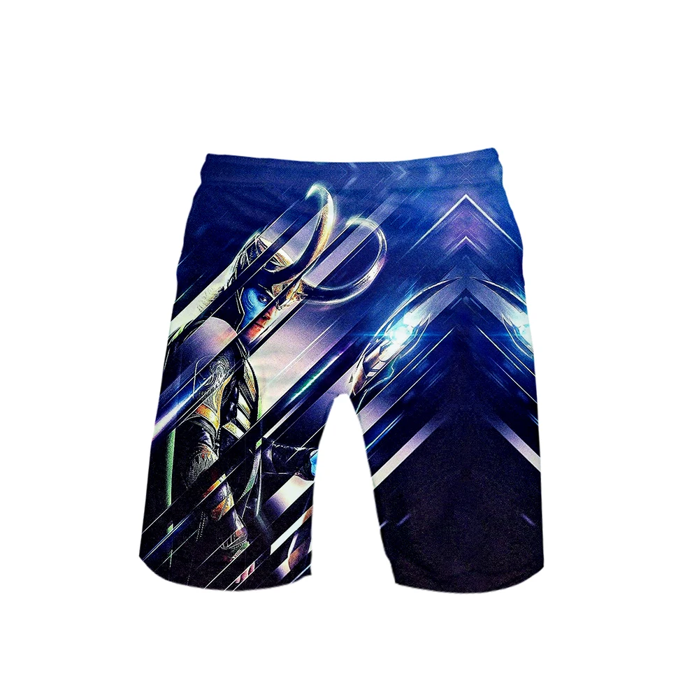 

3D Loki The Dark World summer Beach Shorts Men Pants fashion Trunks Boy Quick Dry Beach Swiming fashion Shorts Beach Loose