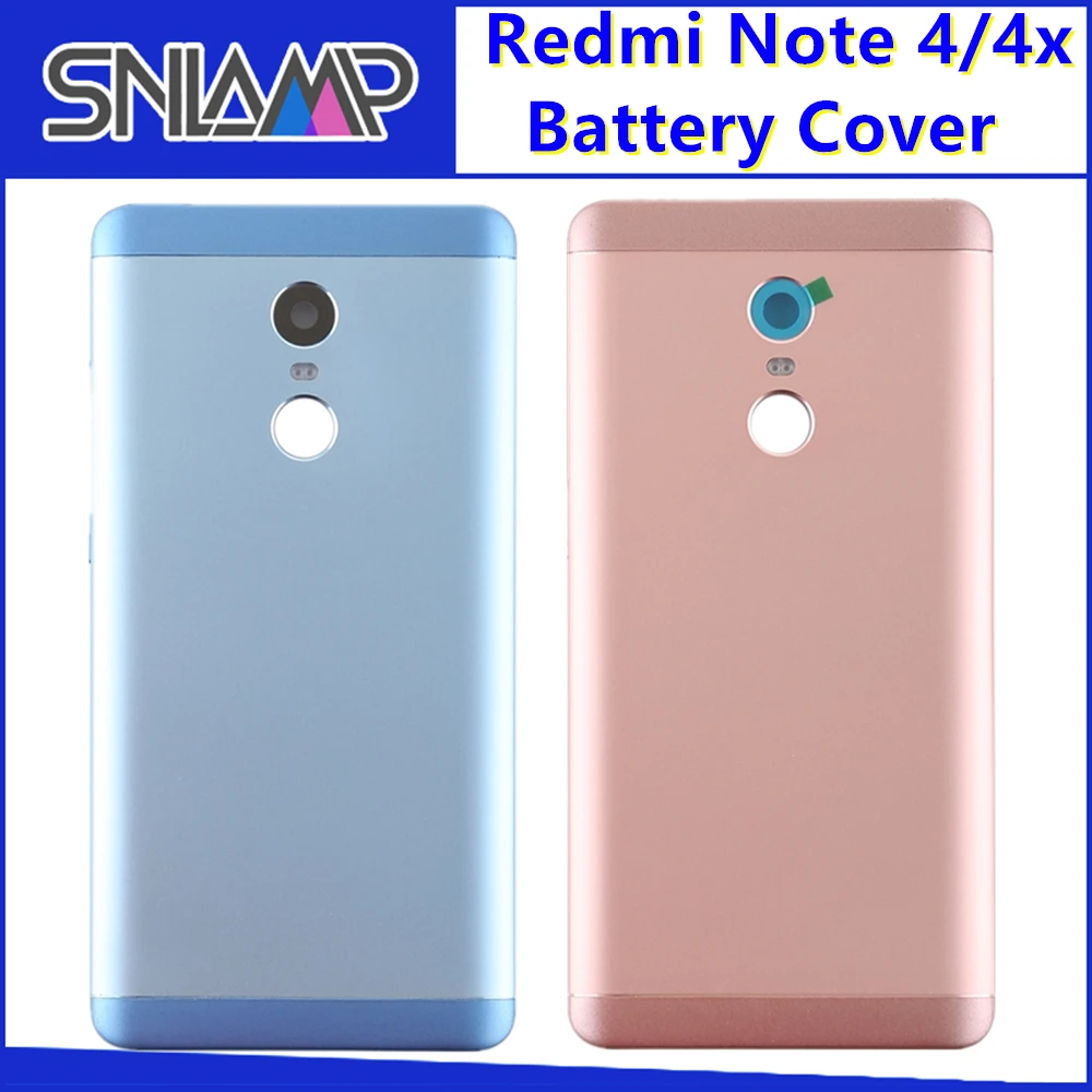 Задняя батарея чехол для Redmi Note 4x батарея задняя случай для Redmi Примечание 4 глобальная версия корпуса+ Кнопки громкости+ кнопки питания