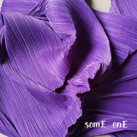 stiff pleated fabric violet miyake folds diy art painting wedding decor patchwork pants skirts dress clothes designer fabric