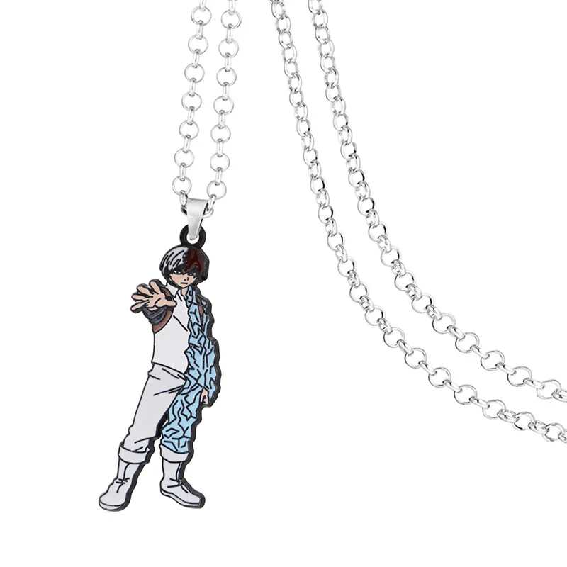 

Anime My Hero Academia Necklace Bakugou Katsuki Shoto All Might Midoriya Izuku Pendant Chain Men Necklaces Charm Gifts Jewelry