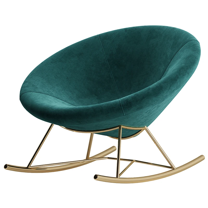 Кресло-качалка в скандинавском стиле простое Сетчатое Роскошное кресло-качалка