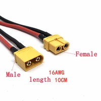 2 pcs of xt60 battery male connector female plug with silicon 16 awg wire new