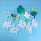 Силиконовая форма сделай сам в виде большого и маленького кленового листа