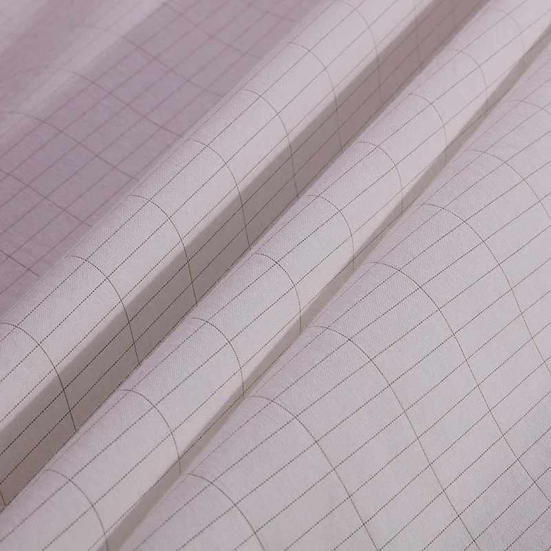 Заземляющая Серебристая хлопчатобумажная ткань для проводящей простыни подушки